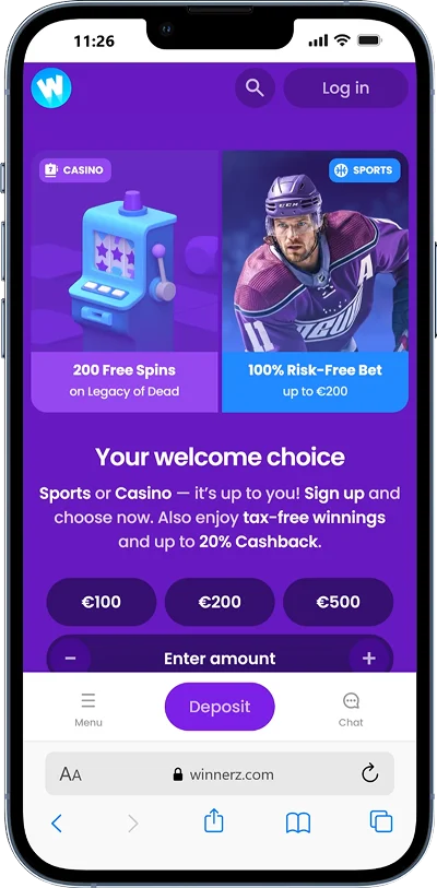 Mobiele Winnerz app